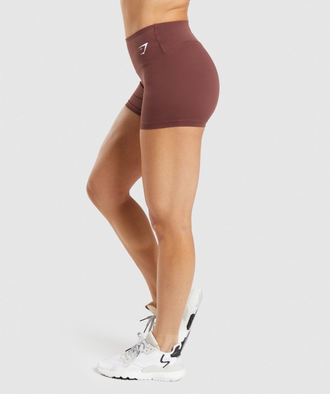 Gymshark Trenings Rosa Brune | TisonRs58DK