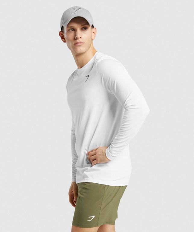 Gymshark Vital Hvite | 7DxXMN581BE