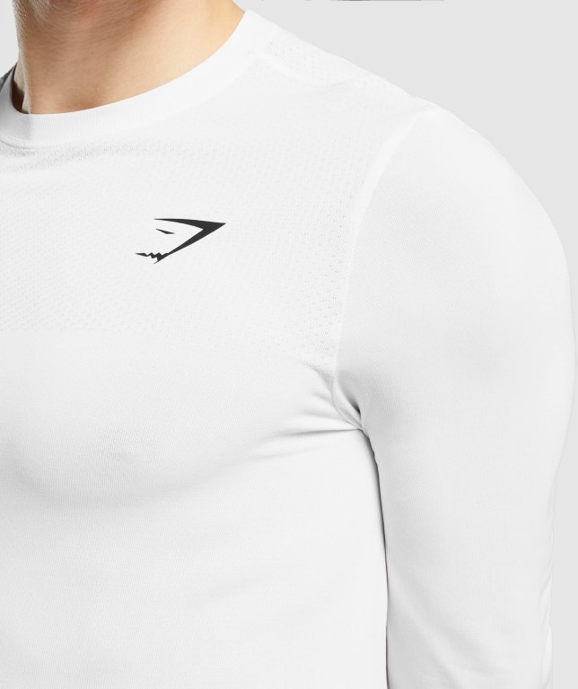 Gymshark Vital Hvite | 7DxXMN581BE