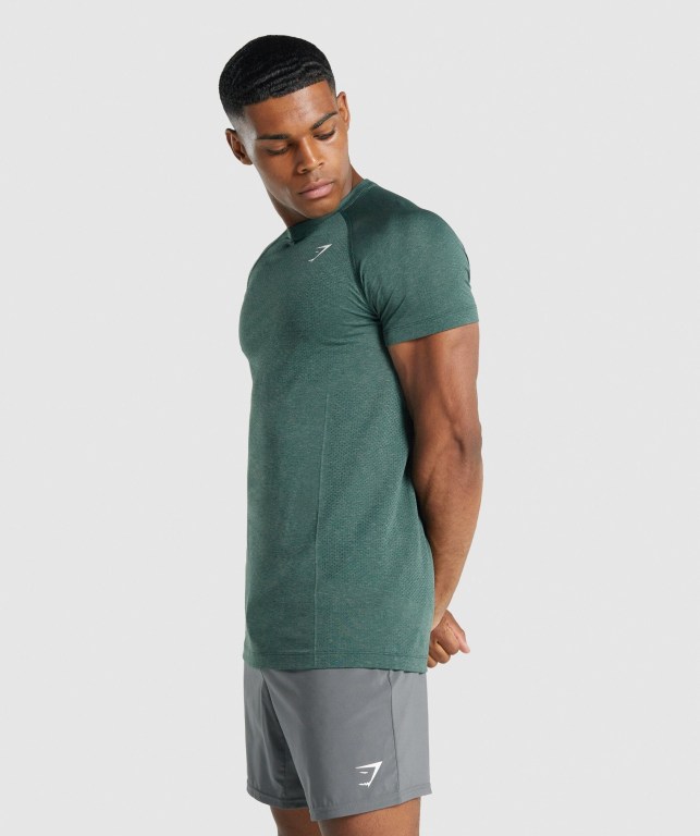 Gymshark Vital Light seamless Mørke Grønn | zo55efLlQmh