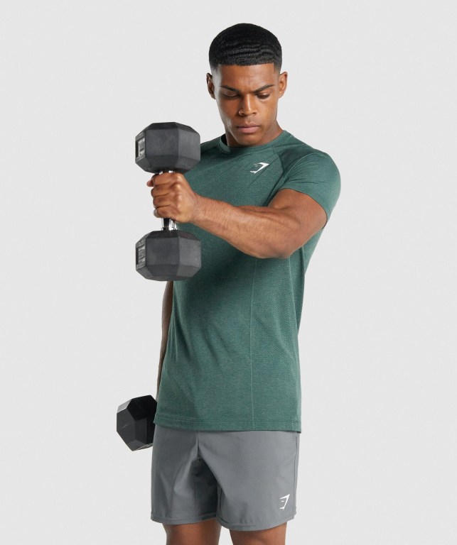 Gymshark Vital Light seamless Mørke Grønn | zo55efLlQmh