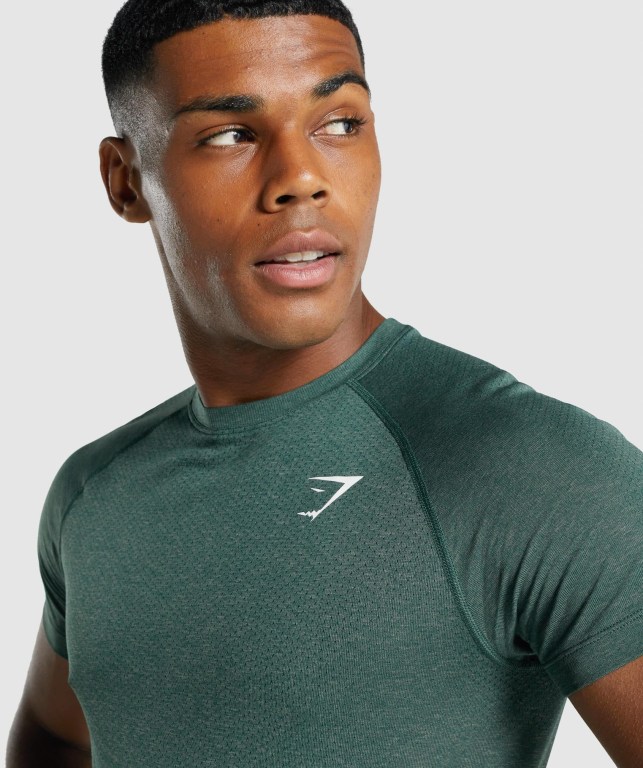 Gymshark Vital Light seamless Mørke Grønn | zo55efLlQmh