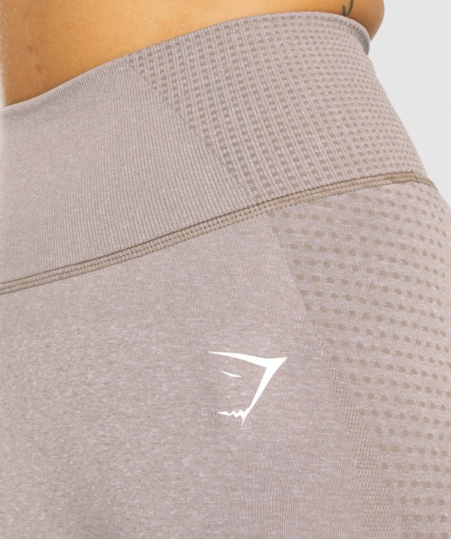 Gymshark Vital Rise Seamless Grå Brune | 1d43aydcYHK