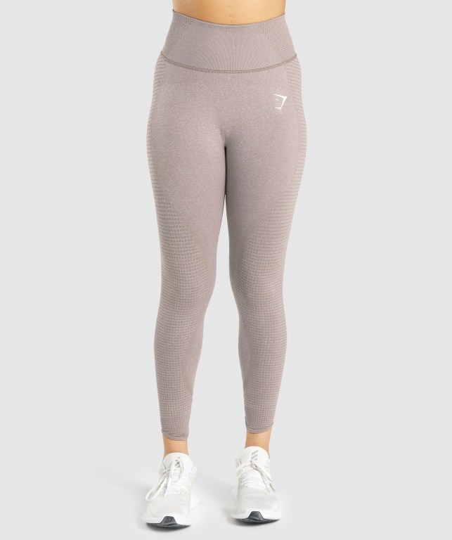 Gymshark Vital Rise Seamless Grå Brune | 1d43aydcYHK