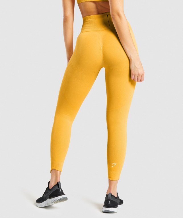 Gymshark Vital Rise Seamless Gul | v4wkFSlpQDz