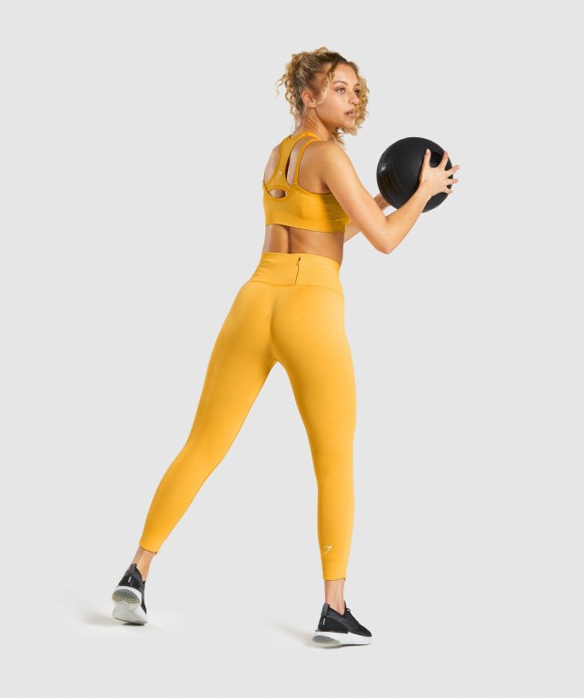 Gymshark Vital Rise Seamless Gul | v4wkFSlpQDz