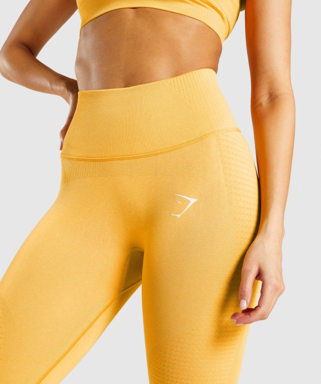 Gymshark Vital Rise Seamless Gul | v4wkFSlpQDz