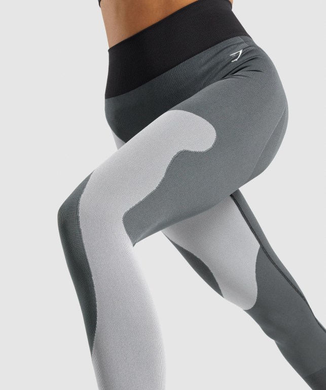 Gymshark WTFlex Seamless Grå | JXMQ9HNflfA