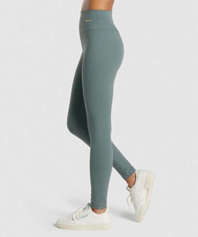 Gymshark Whitney High Rise Grønn | R1PrCqSXRoy