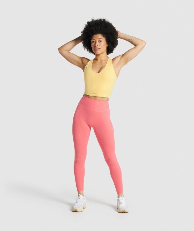 Gymshark Whitney High Rise Rosa | hPiFyMOlYOE