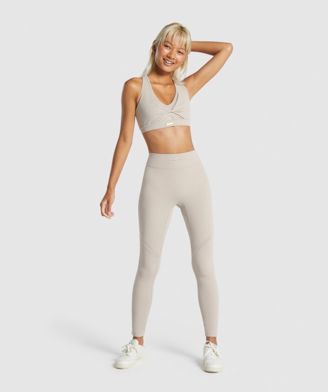 Gymshark Whitney Mesh Hvite | ZcAPule2VH6